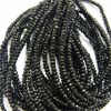 This listing is for the 1 strand of AAA Quality Black Spinel Micro Faceted Roundell in size of 3 - 3.5 mm approx,,Length: 14 inch